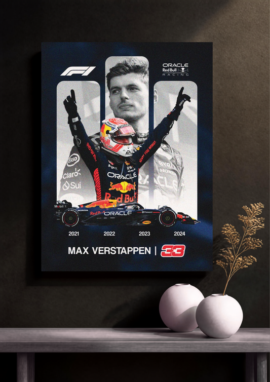Max Verstappen Redbull Poster