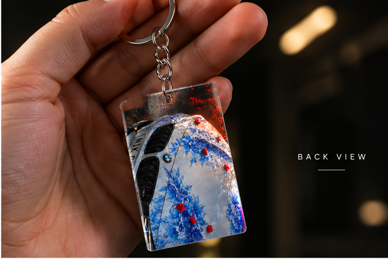 BMW M4 Acrylic Keychain