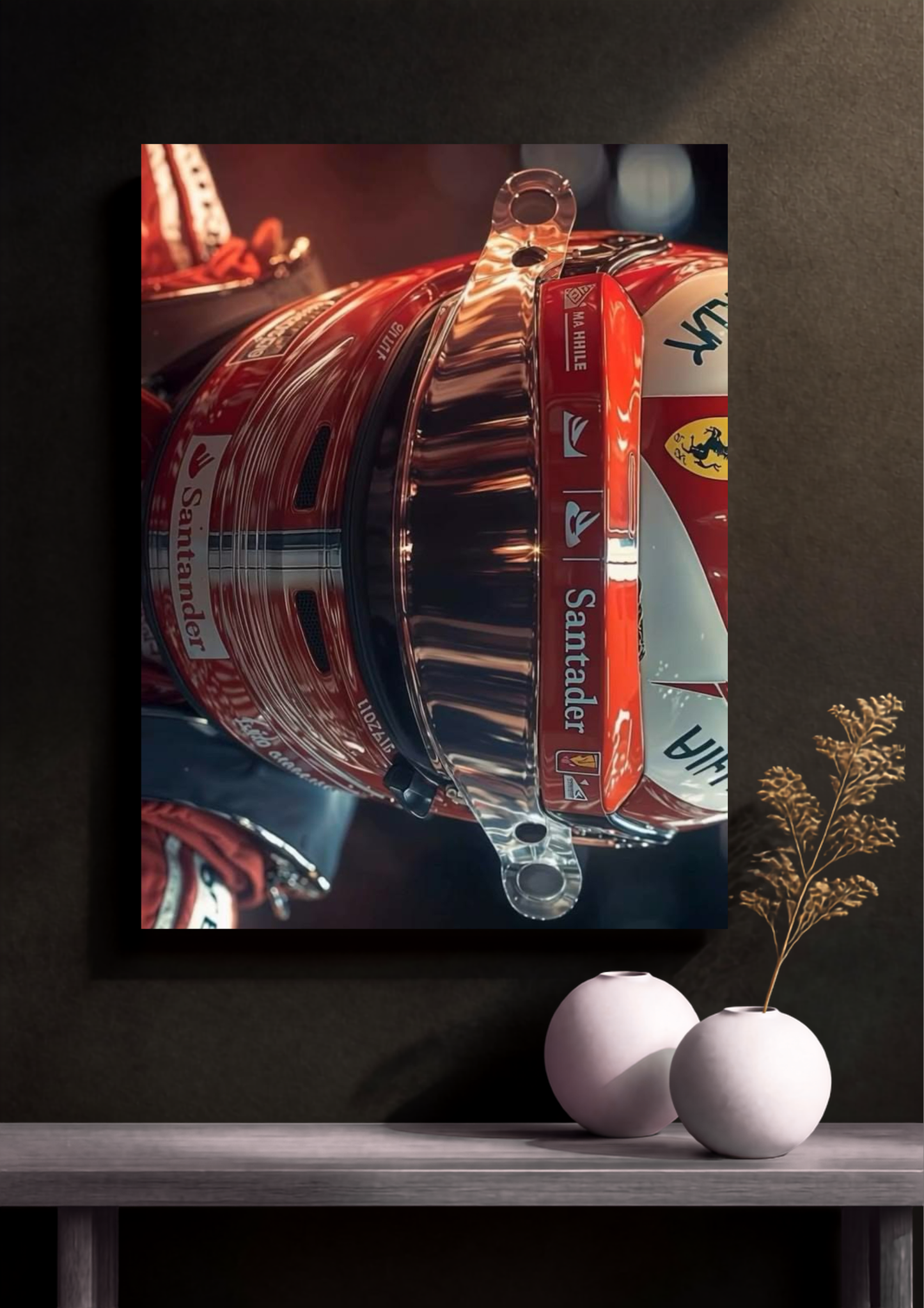 Ferrari Motosport Driver Poster