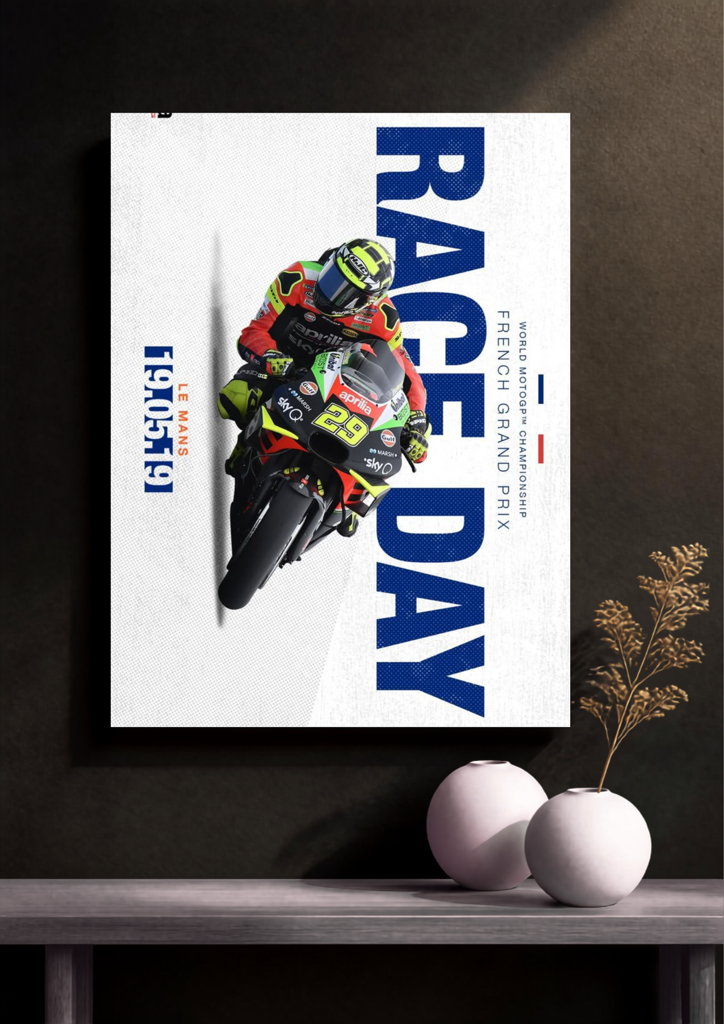 Race Day Le Mans Poster