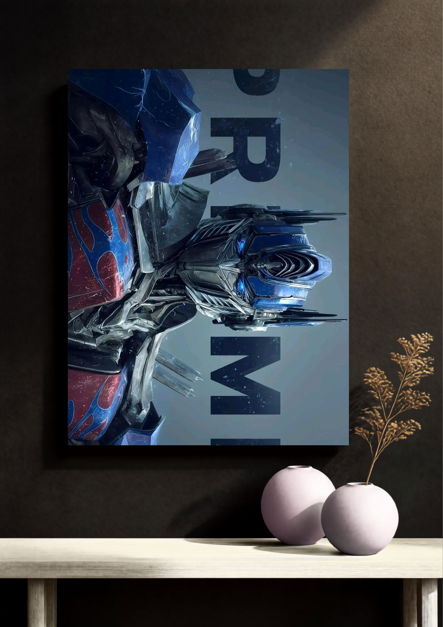Transformers Optimus Prime In His Form Poster