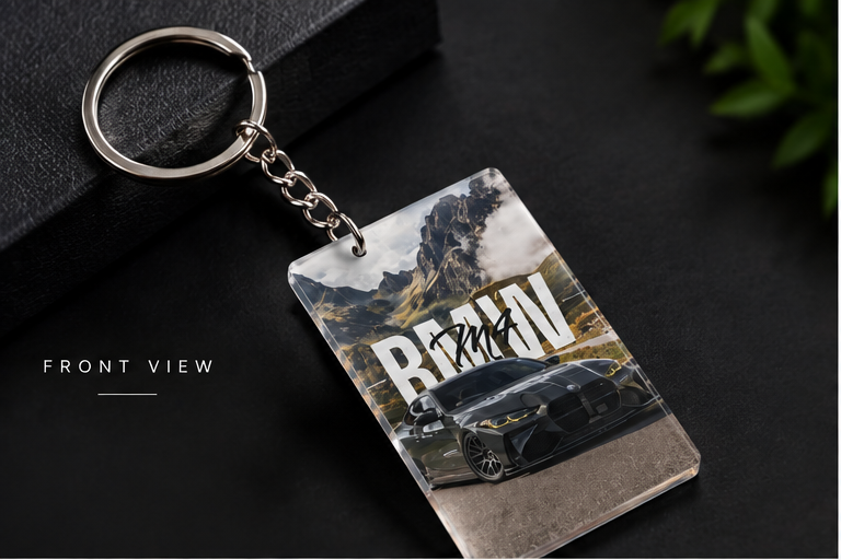 BMW M4 Acrylic Keychain