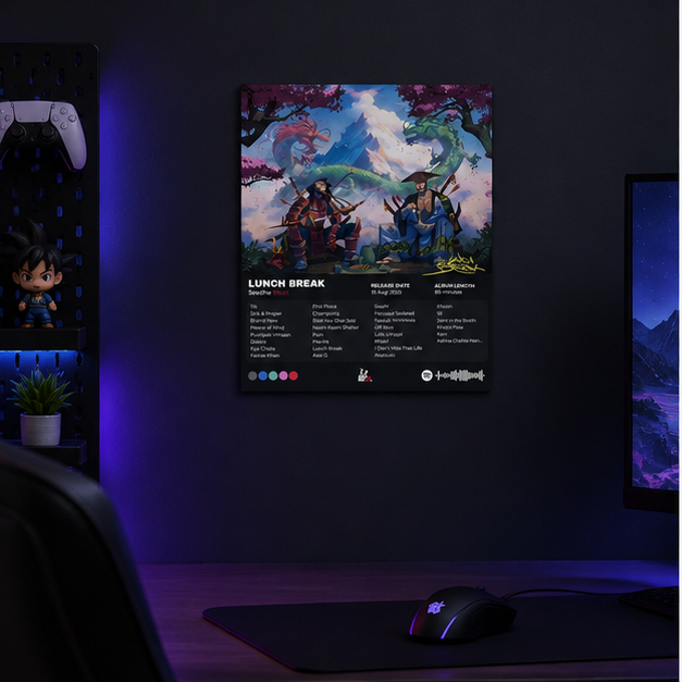 Seedhe Maut Lunch Break Album A4 Acrylic Poster