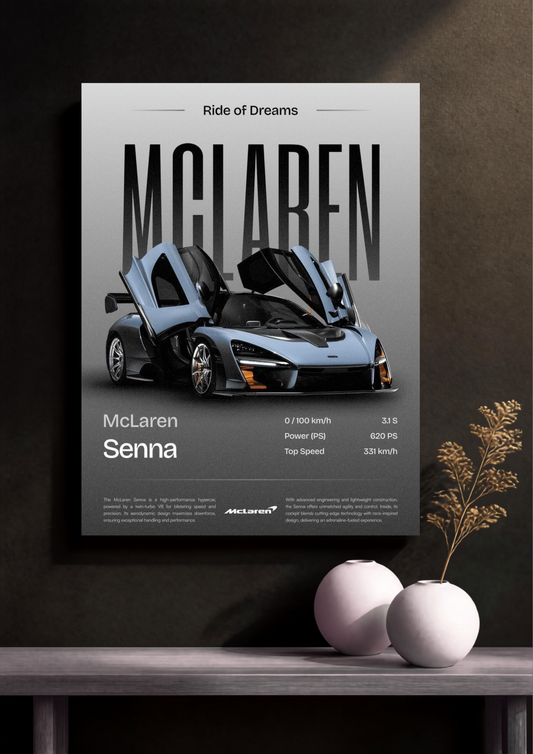 McLaren Senna Poster