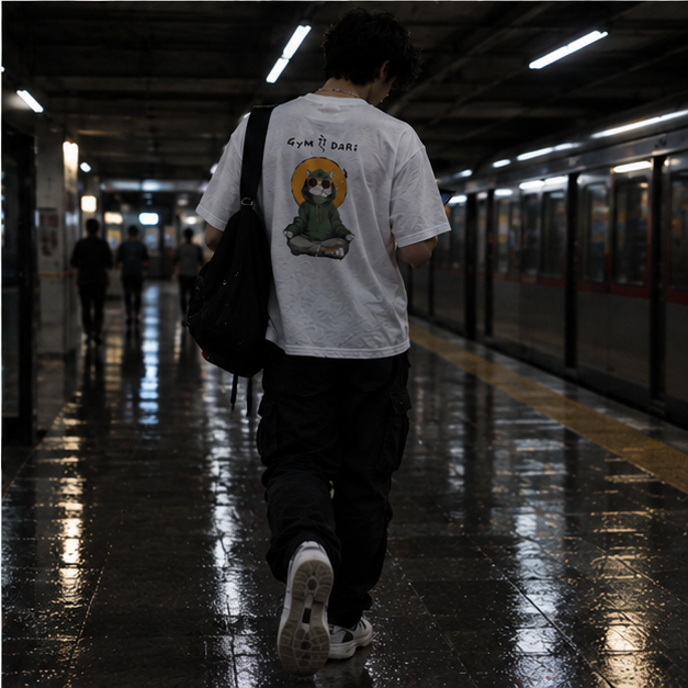 Iconic Gym ऐ Dari Jersey T-shirt
