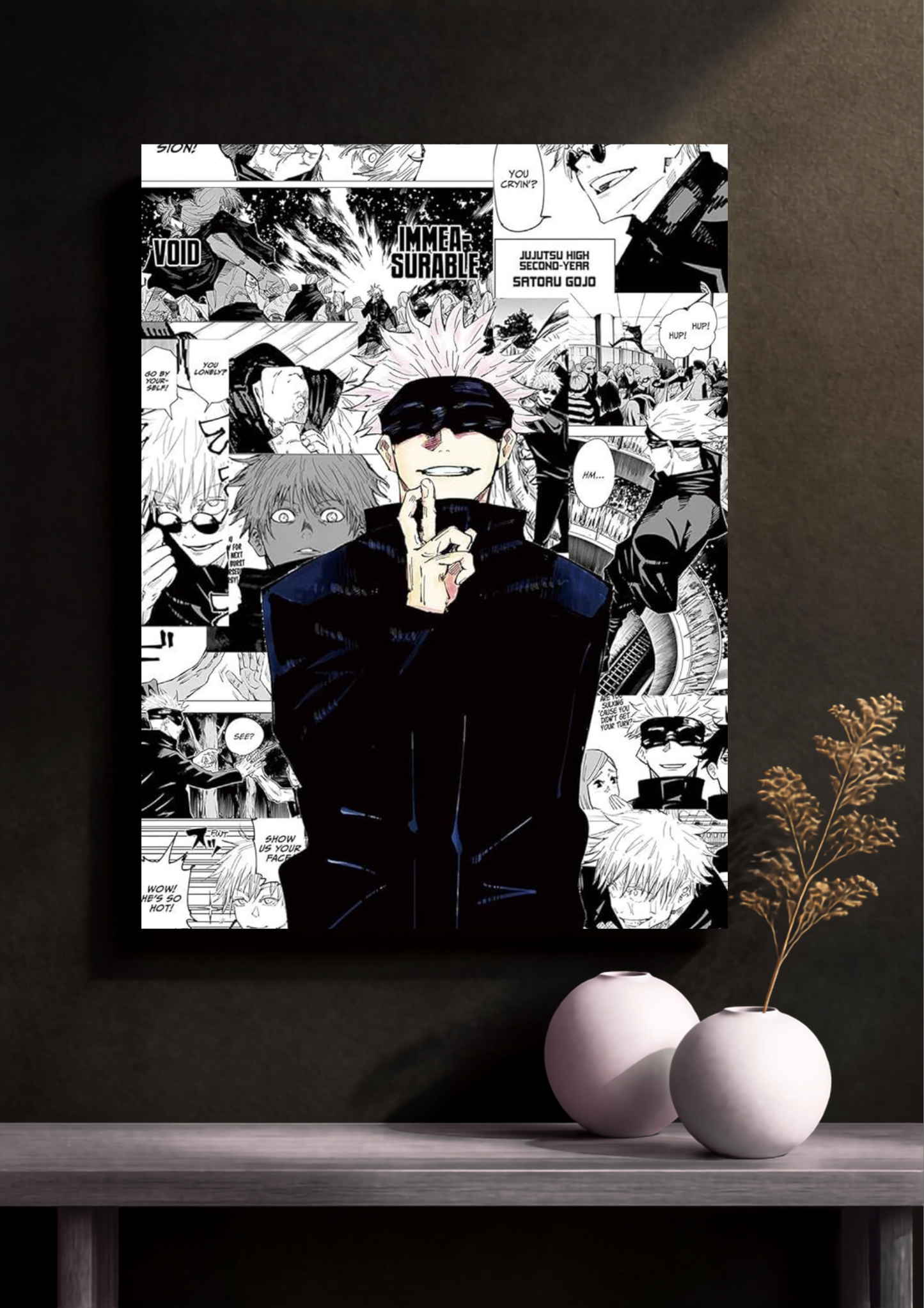 Satoru Gojo Jujutsu Kaisen Poster