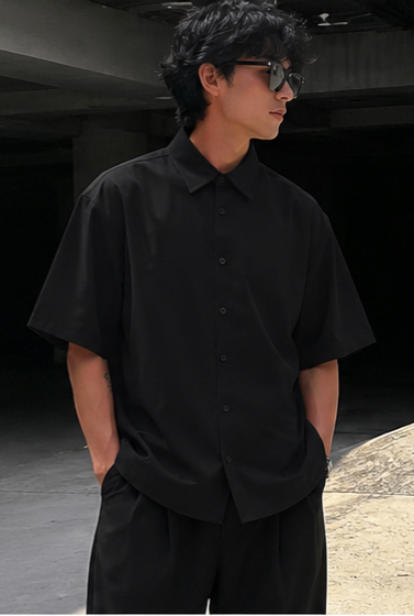 Love Black Oversized Shirt