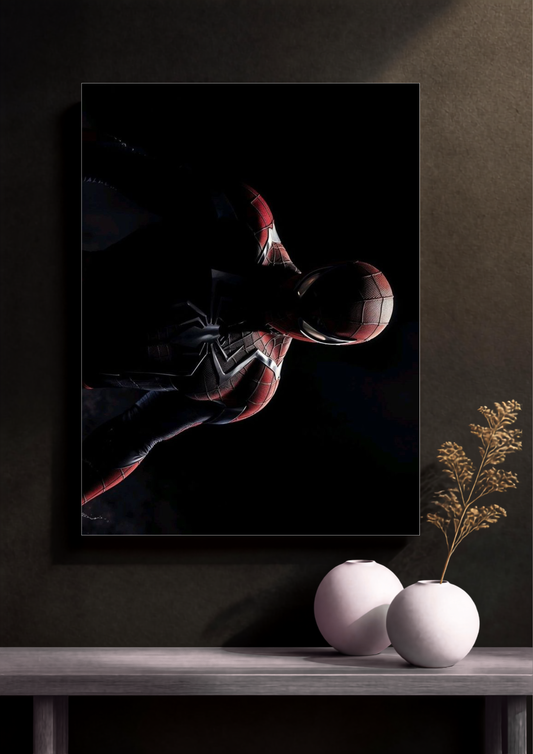 Dark Spiderman Focus Poster